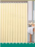 AQUALINE PE 180 x 200cm záves sprchový jednofarebný textilný, béžový, 0201104 BE
