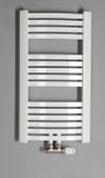 AQUALINE STING 45 x 81,7cm 328W oblý kúpeľňový radiátor, stredové pripojenie, biely, NG408