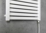 AQUALINE TONDI-E 45 x 97cm 300W kúpeľňový radiátor elektrický, komplet, biely, DE450T