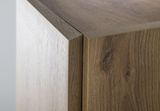 AQUALINE ALTAIR 40 x 31 x 184cm ľavá skrinka kúpeľňová vysoká závesná s košom na prádlo, dub emporio, AI485L