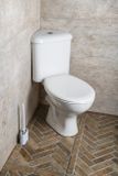 AQUALINE CLIFTON 74,7cm WC kombi rohové komplet so splachovaním, zadný odpad, biele, FS1PK