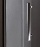 AQUATEK BETTER B5 115cm ľavé dvere do niky, profil chróm, sklo číre, BETTERB5CH11562L