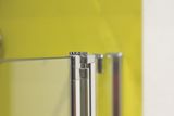 AQUATEK GLASS R24 120 x 80cm sprchový kút obdĺžnikový, profil chróm