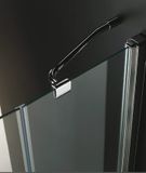 AQUATEK GLASS R34 120 x 90cm sprchový kút obdĺžnikový, profil chróm