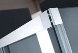 AQUATEK NOBEL R13 100 x 80cm sprchový kút obdĺžnikový, profil chróm, sklo číre, NOBELR13CH100X8062