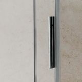 AQUATEK WELLNESS K2 110cm walk-in sprchový kút / sprchová stena samostatná s posuvným dielom, profil chróm