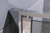 AQUATEK YES B2 100cm dvere do niky alebo do kombinácie / sprchový kút rohový, profil chróm