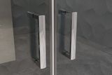 AQUATEK YES B2 80cm dvere do niky alebo do kombinácie / sprchový kút rohový, profil chróm