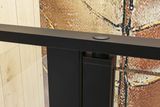 AQUATEK YES BLACK B5 110cm dvere do niky alebo do kombinácie / sprchový kút rohový, profil čierny, sklo číre, YESBLACKB5110CR62