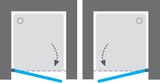 AQUATEK PARTY B1 80cm dvere do niky, profil chróm, sklo číre, PARTYB1CH8062