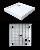 AQUATEK SMC MAXI 80 x 80cm štvorcová sprchová vanička, monoblok, polymér, biela, SMCMAXI80SQ