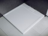 BESCO AXIM ULTRASLIM 80cm sprchová vanička štvorcová, akrylát, biela, #BAX-80-KW