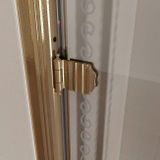 GELCO ANTIQUE 80cm ľavé dvere do niky alebo do kombinácie / sprchový kút rohový, profil bronz, sklo číre, GQ1280LC