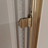 GELCO ANTIQUE 80cm pravé dvere do niky alebo do kombinácie / sprchový kút rohový, profil bronz, sklo číre, GQ1380RC