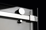 GELCO DRAGON 120cm dvere do kombinácie / sprchový kút rohový, profil chróm, sklo číre, GD4212