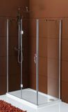 GELCO LEGRO 110cm dvere do kombinácie / sprchový kút rohový, profil chróm, sklo číre, GL1111