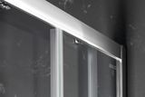 GELCO SIGMA SIMPLY 120 x 90cm sprchový kút oblúkový asymetrický, profil chróm, sklo číre, GS1290