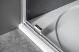 GELCO SIGMA SIMPLY 80cm dvere do niky alebo do kombinácie / sprchový kút rohový, profil chróm, sklo brick, GS3888