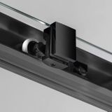 GELCO SIGMA SIMPLY BLACK 90cm dvere do kombinácie / sprchový kút rohový, profil čierny matný, sklo číre, GS2190B
