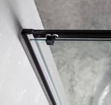 GELCO SIGMA SIMPLY BLACK 100cm dvere do kombinácie / sprchový kút rohový, profil čierny matný, sklo číre, GS2110B
