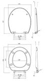 KOLO OPTIMA WC sedadlo tvrdé, s pomalým sklápaním, duroplast, K90116