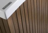 M-ACRYL ATYP 70 bočný panel z tropického dreva pre obdĺžnikové vane, výška 56cm