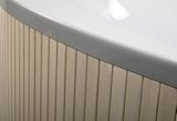 M-ACRYL ATYP LIZA 150 pravý čelný panel z tropického dreva k vani, výška 55,5cm
