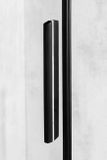 POLYSAN ALTIS LINE BLACK 120cm dvere do niky / sprchový kút obdĺžnikový rohový, profil čierny matný, sklo číre, AL3012B