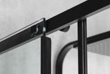 POLYSAN ALTIS LINE BLACK 120cm dvere do niky / sprchový kút obdĺžnikový rohový, profil čierny matný, sklo číre, AL3012B