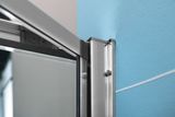 POLYSAN EASY LINE 90cm dvere do niky / sprchový kút obdĺžnikový rohový, profil chróm, sklo číre, EL1990