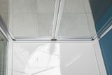 POLYSAN EASY LINE 80cm dvere do niky / sprchový kút obdĺžnikový rohový, profil chróm, sklo číre, EL1980