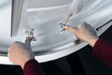 POLYSAN EASY LINE 100 x 80cm sprchový kút oblúkový asymetrický, hliník lesklý, sklo číre, EL2915