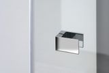 POLYSAN FORTIS LINE 80cm pravé dvere do kombinácie / sprchový kút rohový, profil chróm, sklo číre, FL1080R