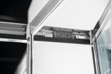 POLYSAN DEEP 100cm dvere do niky / sprchový kút obdĺžnikový rohový, výška 165cm, profil chróm, sklo číre, MD1910