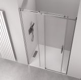 POLYSAN THRON LINE ROUND 140cm dvere do niky / sprchový kút obdĺžnikový rohový, profil chróm, sklo číre, TL5014-5005