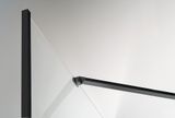 POLYSAN ZOOM LINE BLACK 90cm pravý sprchový kút štvrťkruhový, profil čierny matný, sklo číre, ZL2615BR