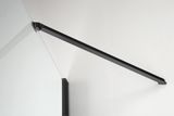 POLYSAN ZOOM LINE BLACK 90cm pravý sprchový kút štvrťkruhový, profil čierny matný, sklo číre, ZL2615BR