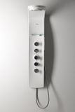 POLYSAN LUK sprchový panel s termostatickou batériou, nástenný, biely, 80312