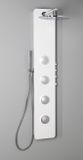 POLYSAN SPIRIT ROUND sprchový panel s termostatickou batériou, nástenný, biely, 71151
