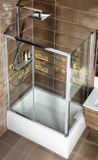 POLYSAN DEEP 120 x 90cm sprchová vanička obdĺžniková hlboká (minivaňa) s konštrukciou, akrylát, 72392