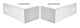 POLYSAN 100cm PLAIN bočný panel pre obdĺžnikové vane ľavý/pravý, akrylát, 72723