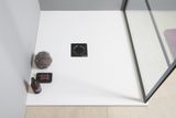 POLYSAN FLEXIA 90 x 80cm sprchová vanička obdĺžniková plochá, extra nízka, liaty mramor, 72927