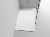 POLYSAN KAZUKO 120 x 90cm sprchová vanička obdĺžniková dizajnová nízka, liaty mramor, biela, 40340