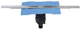 POLYSAN SLIM RIVER sprchový žľab / odtokový kanálik, s roštom, antikorový, RV100
