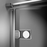 RADAWAY ARTA DWJ I 80cm ľavé sprchové dvere do niky, profil chróm, sklo číre, 386071-03-01L