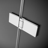 RADAWAY ARTA KDD II 100cm pravé dvere do kombinácie / sprchový kút rohový, profil chróm, sklo číre, 386455-03-01R386172-03-01R