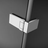 RADAWAY ARTA KDS II 120cm pravé dvere do kombinácie / sprchový kút rohový, profil chróm, sklo číre, 386521-03-01L386106-03-01