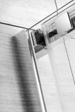 RADAWAY ESPERA KDJ 140cm pravé dvere do kombinácie / sprchový kút hranatý, profil chróm, sklo číre, 380695-01R380234-01R