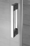 RADAWAY ESPERA KDJ 140cm ľavé dvere do kombinácie / sprchový kút hranatý, profil chróm, sklo číre, 380695-01L380234-01L