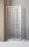 RADAWAY EVO DW 75cm sprchové dvere do niky / sprchový kút hranatý, profil chróm, sklo číre, 335075-01-01